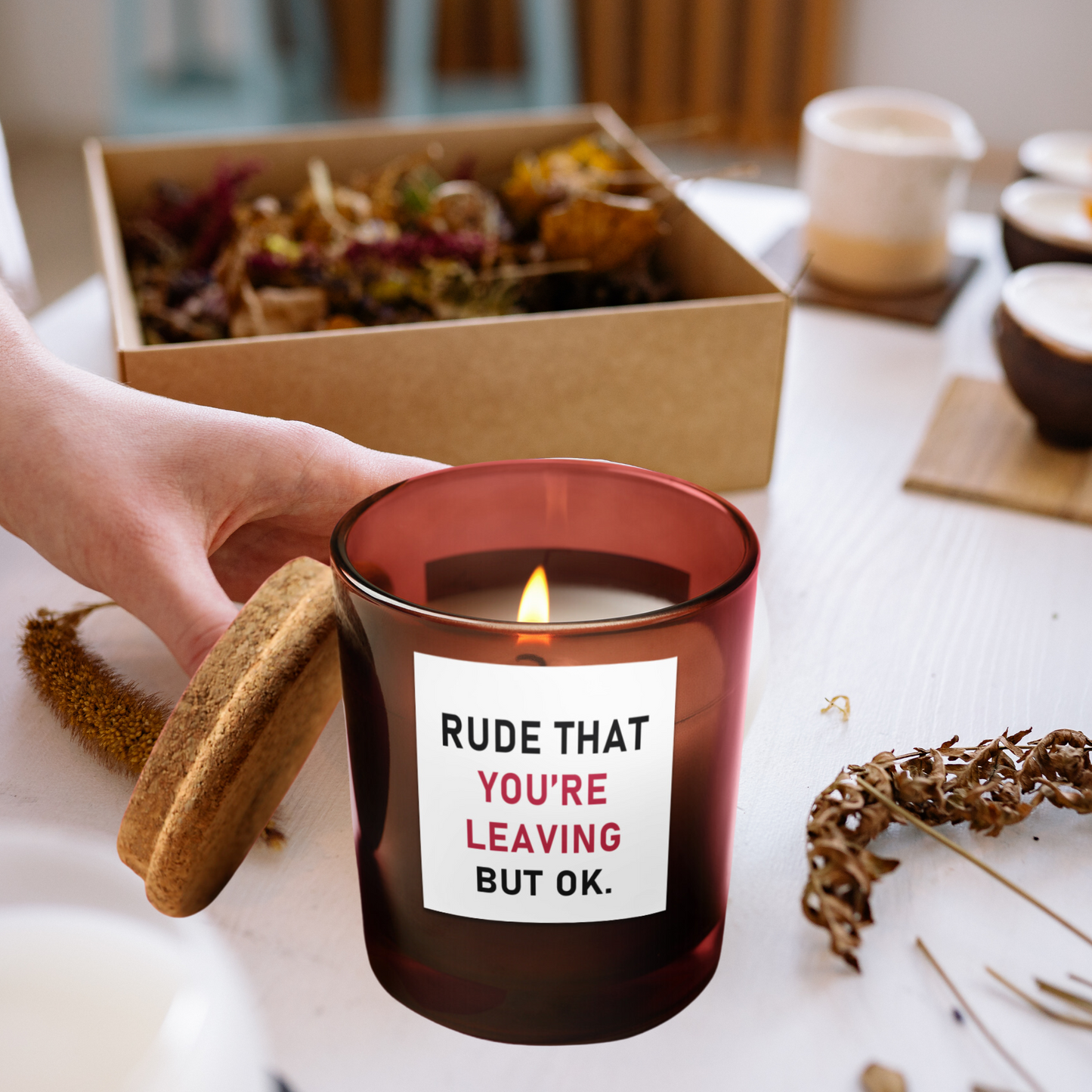 RUDE THAT YOU'RE LEAVING BUT OK