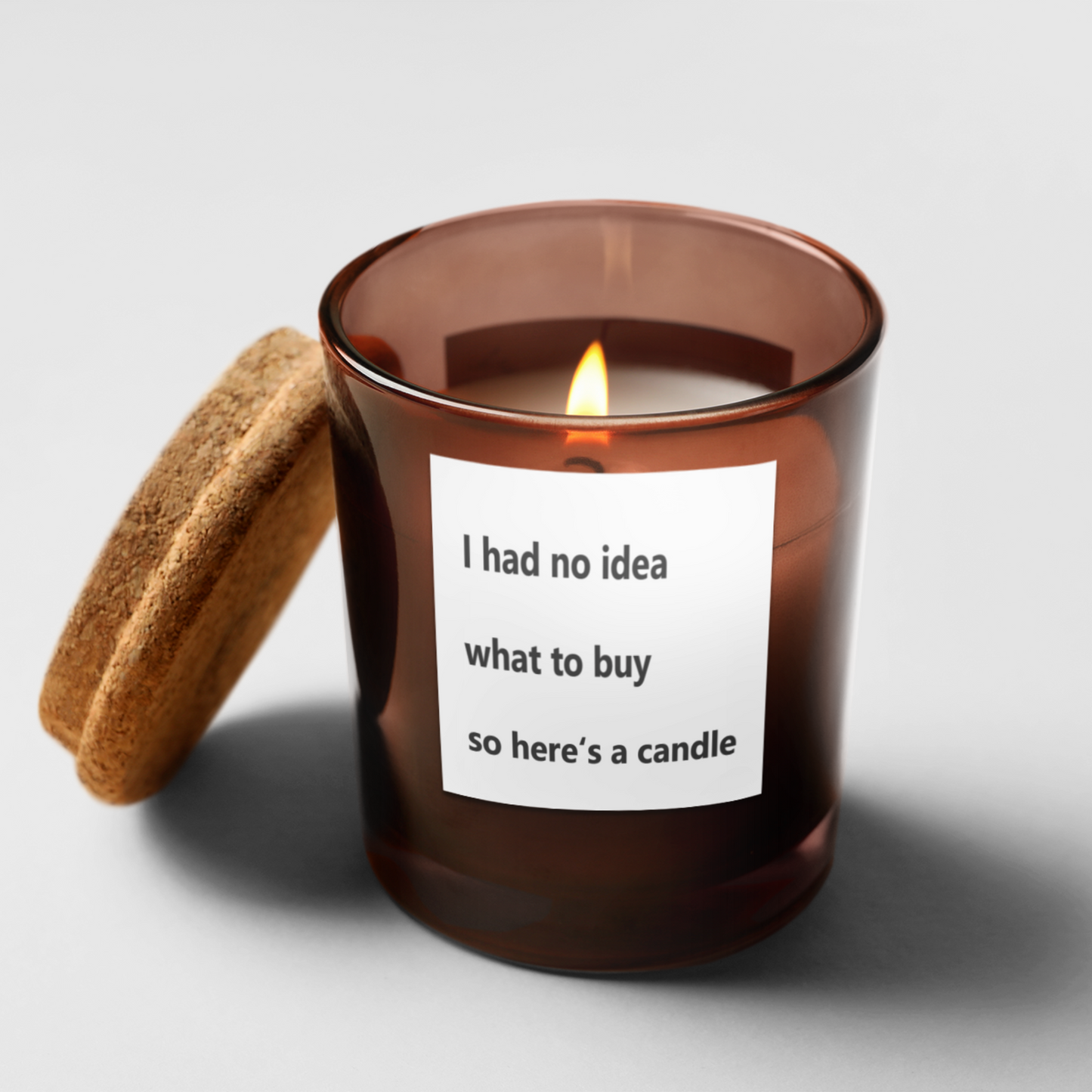 I HAD NO IDEA WHAT TO BUY SO HERES A CANDLE